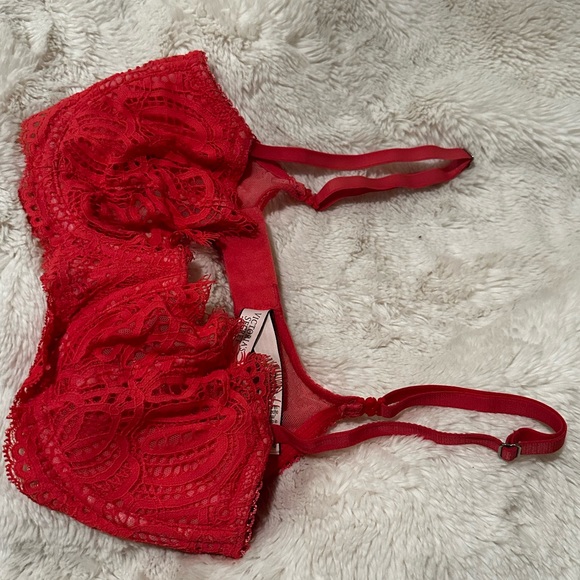 Dream Angels | Pushup without Padding Bra | Convertible Straps | Pink | 32D - Picture 4 of 5